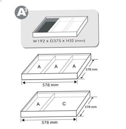 TOPTUL GEA1001 Trolley Tool Insert