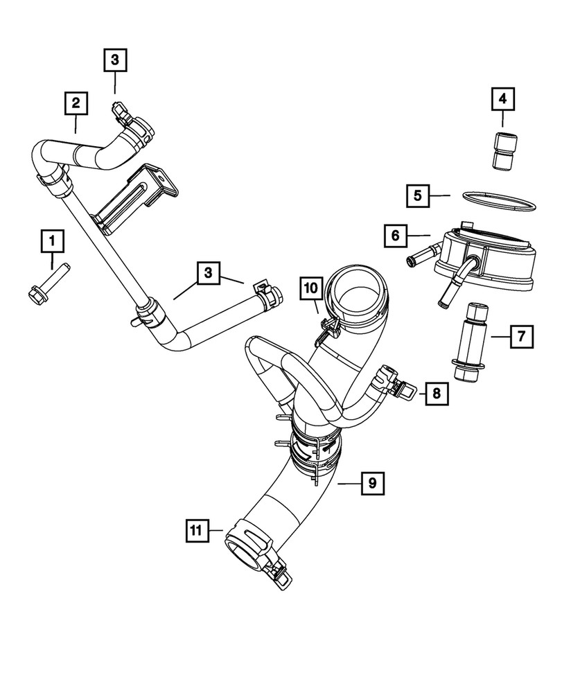 Genuine Mopar Hex Head Bolt Mounting 6509216AA