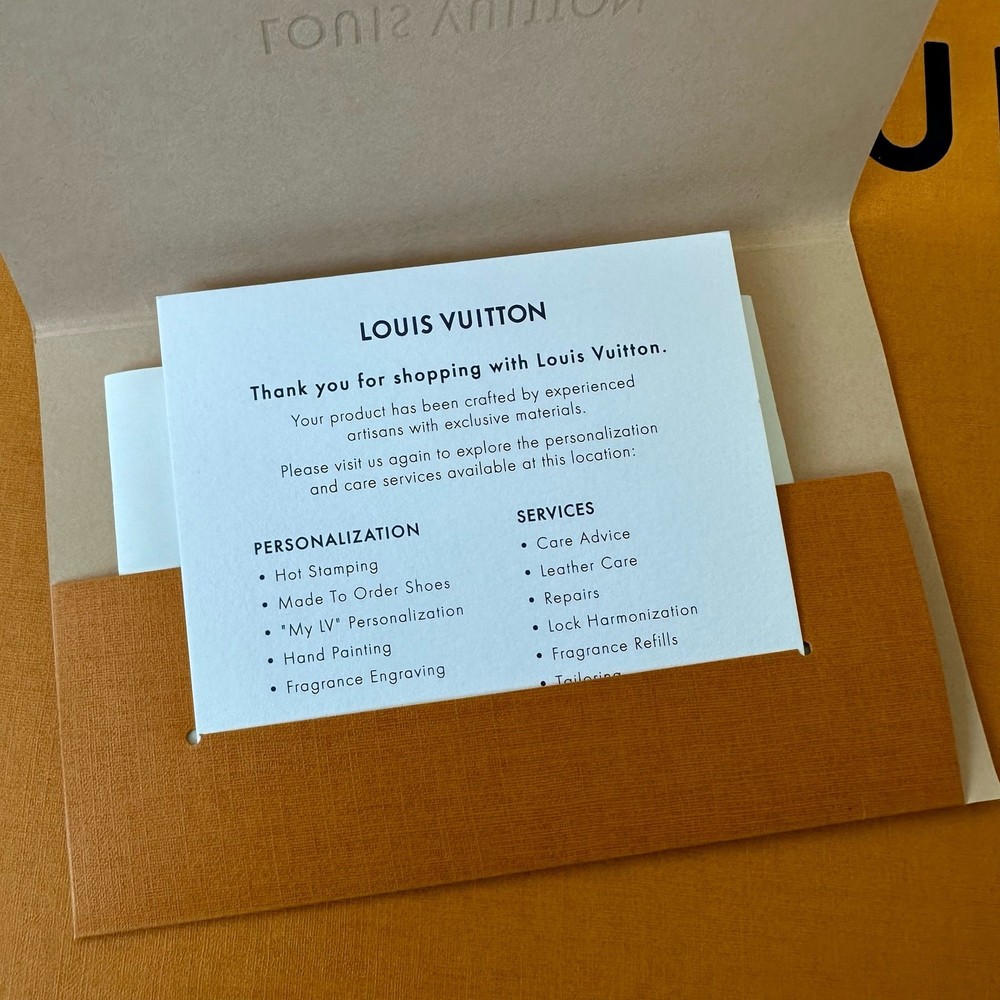Louis Vuitton Extra Large Empty Magnetic Box & Ribbon