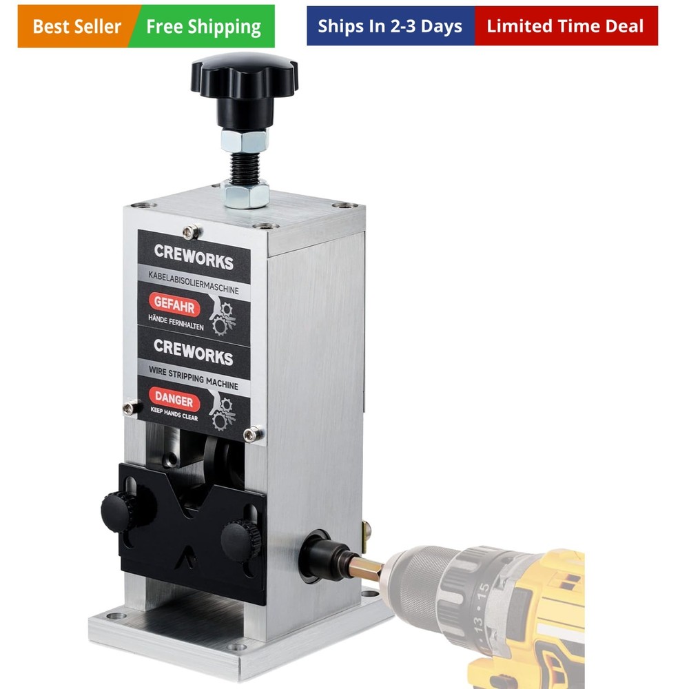 Manual Wire Stripper Machine, 0.06"-1" Wire Stripping Machine, Wire Stripping...