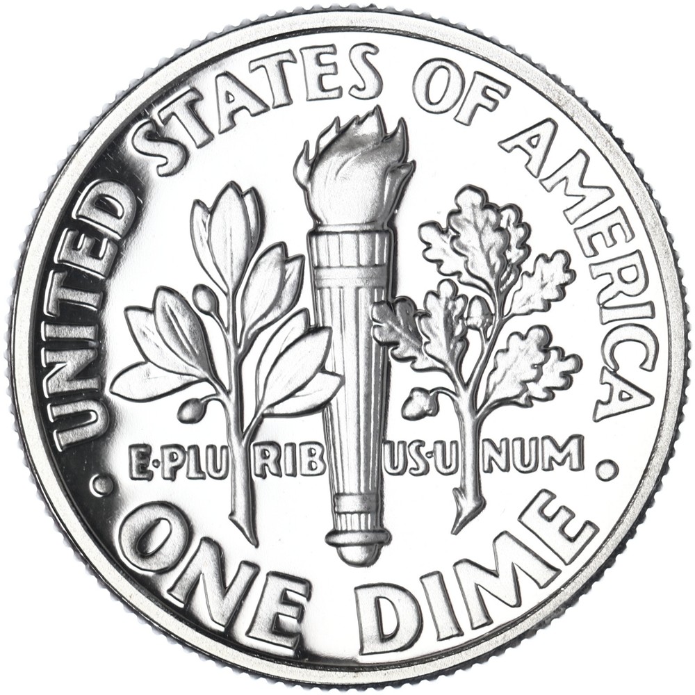 1997 S Roosevelt Dime Gem DCam Proof CN-Clad