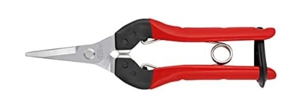 Felco 322 Picking & Trimming snips with steel handles,straight 190mm blade