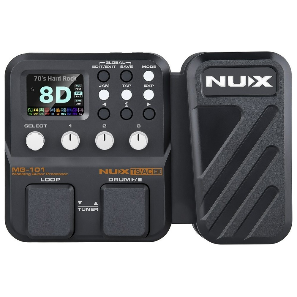 New NUX MG-101 Modeling Guitar Processor Multi Effects Pedal