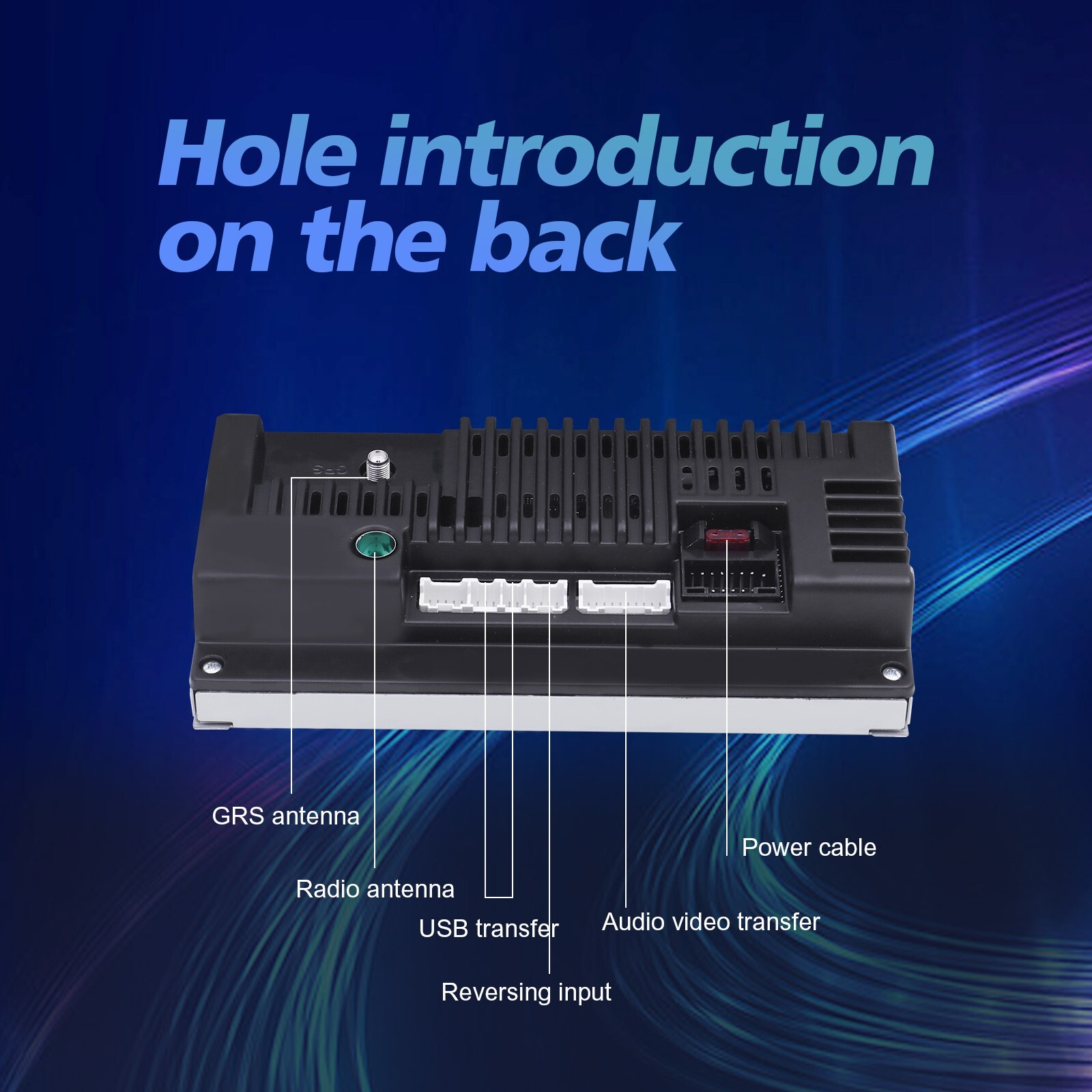 Single 1 Din Android 13 Carplay Car Stereo Radio GPS WIFI BT Touch Screen 10.1"