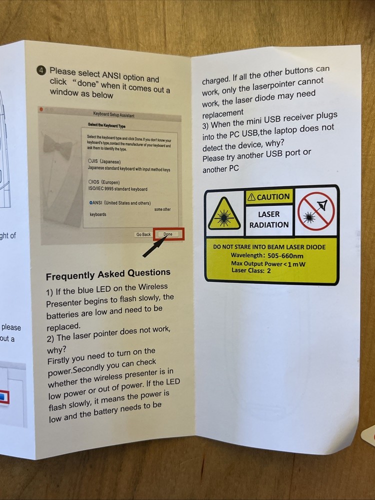Wireless Presenter, Hyperlink Volume Control Presentation Clicker RF