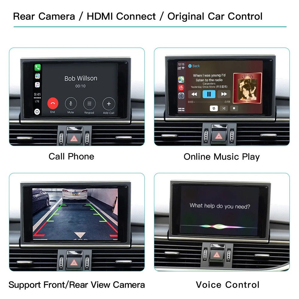 Wireless Carplay Auto Box For Audi A6 A7 S6 S7 RMC Support Android