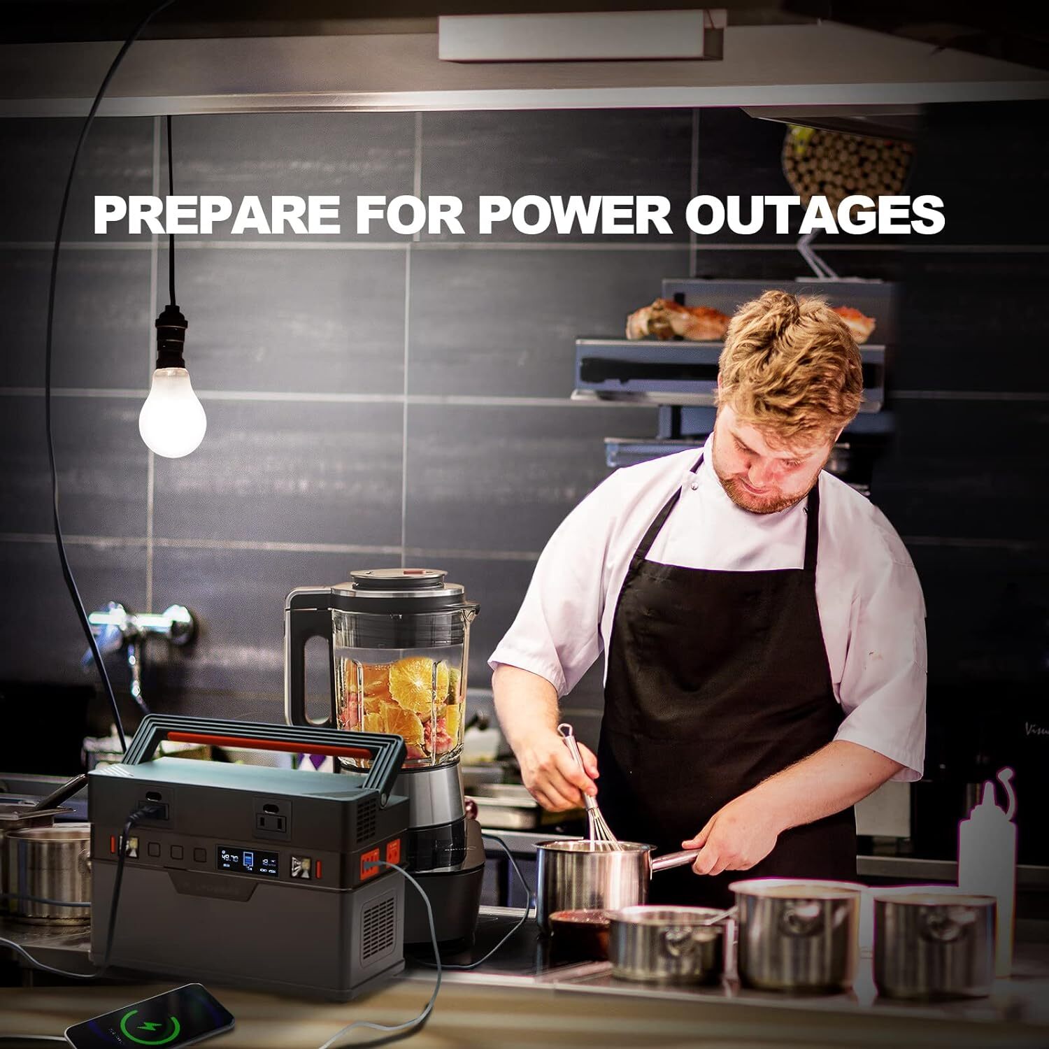 ALLPOWERS Portable Power Station 288Wh / 606Wh Solar Generator Battery Camping