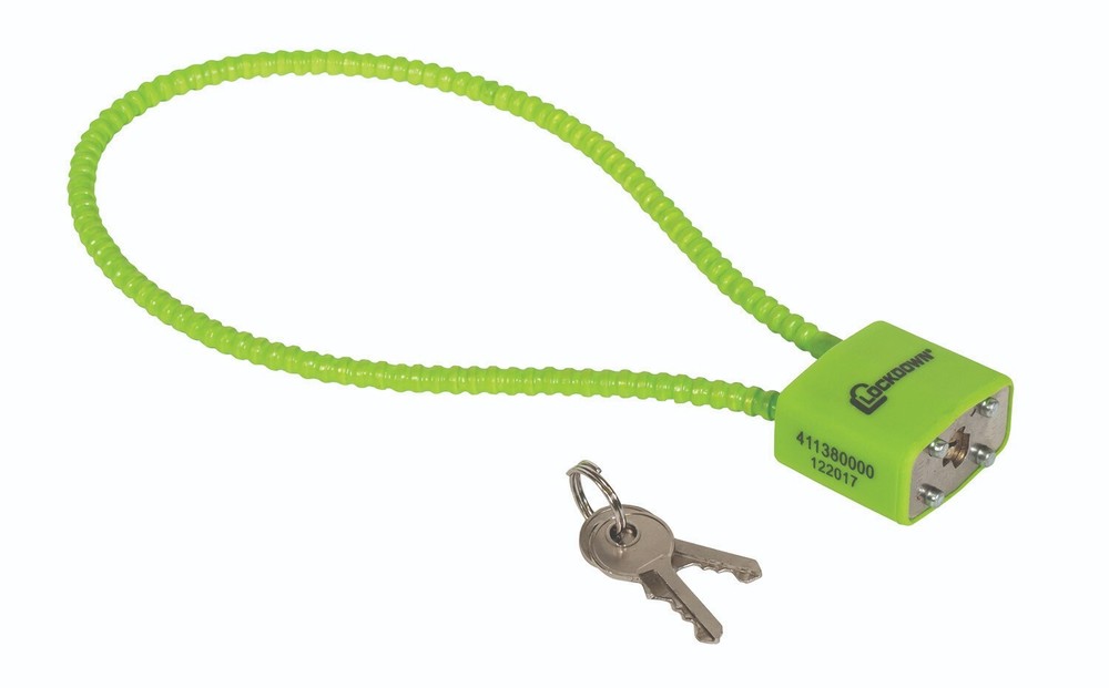 Lockdown 110149 15" Cable Gun Lock Universal Firearm Fit, Open With Key, Include