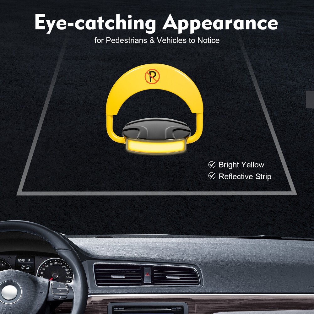 Car Parking Lock Barrier Automatic Remote Control Parking Spot Lock Waterproof