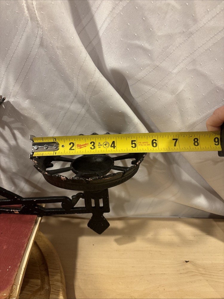 Antique Victorian Double Wall Cast Iron Sconce