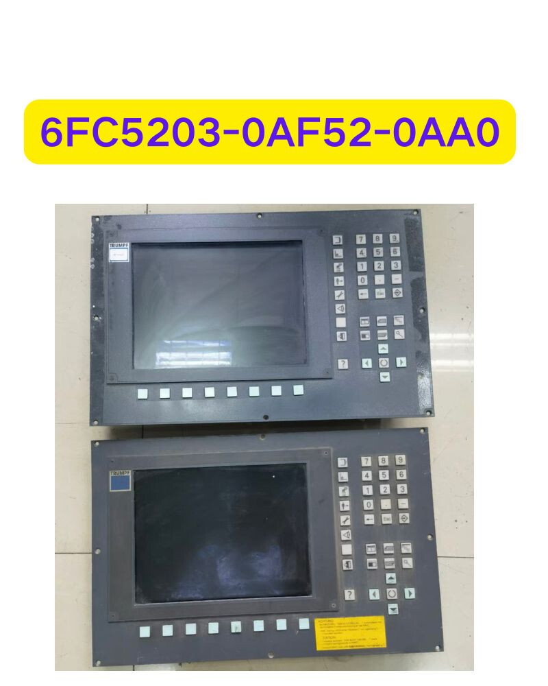 Used 6FC5203-0AF52-0AA0 SINUMERIK operator panel front 12.1" TFT,DHL/FEDEX