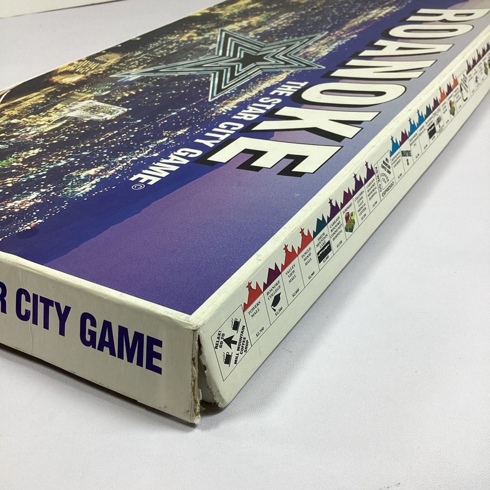Roanoke Star City Board Game 1997