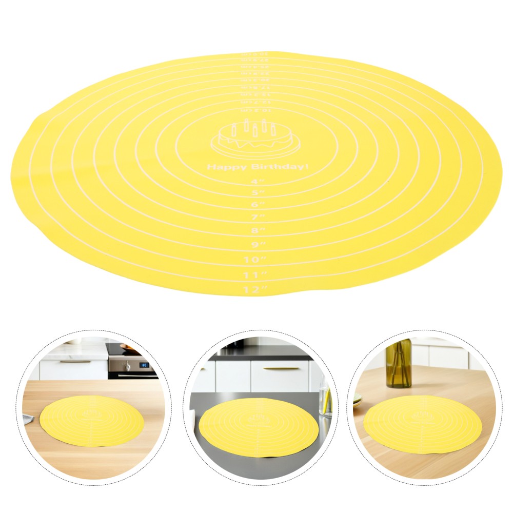 Insulated Dough Pad Baking Mat with Scale Kitchen Silicone Placemat