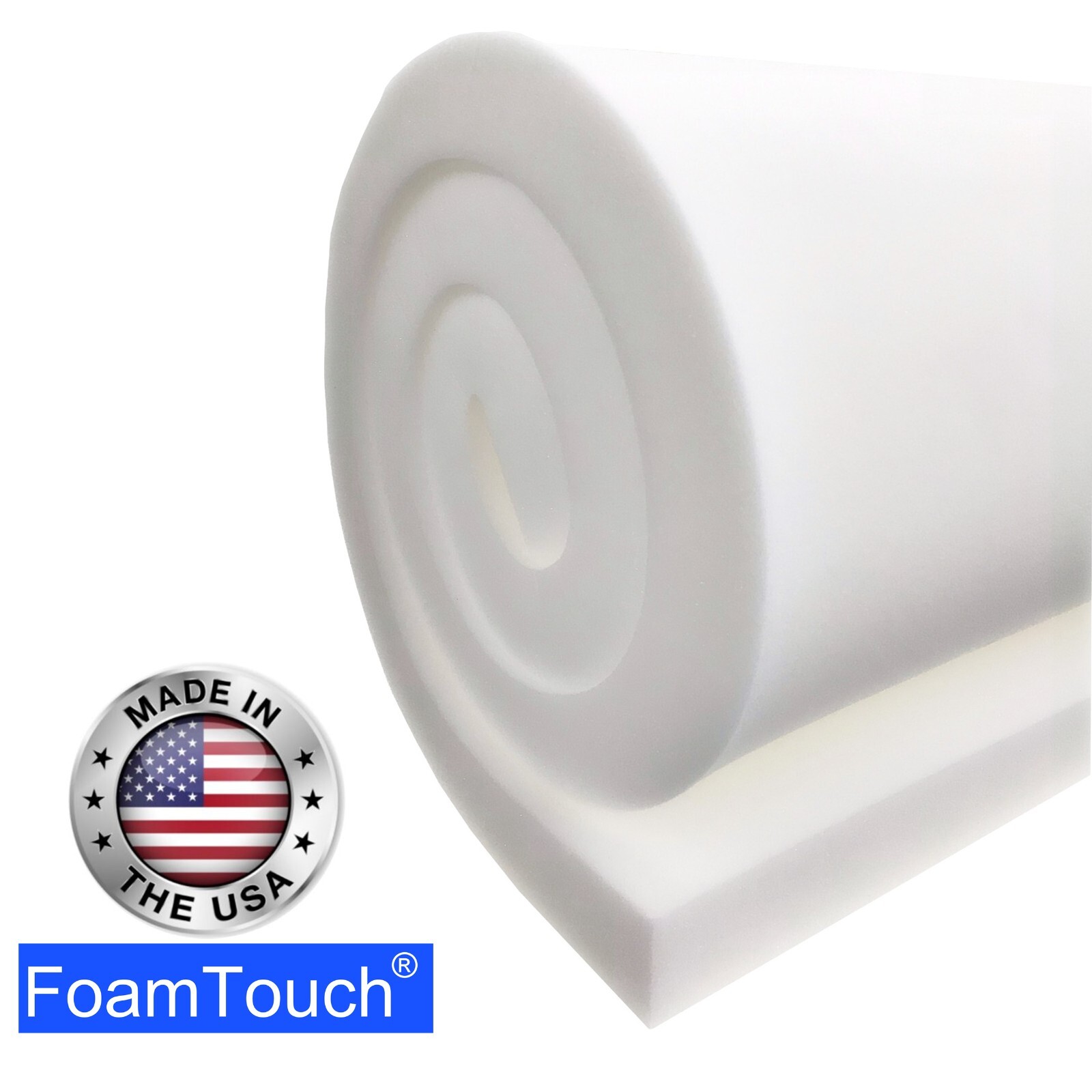 Upholstery Foam Seat Cushion Replacement Sheets variety Regular Cut by FoamTouch
