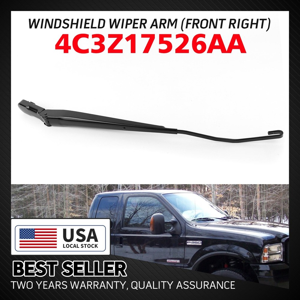 4C3Z17526AA Front Windshield Wiper Arm Passenger Side Right For Ford Excursion
