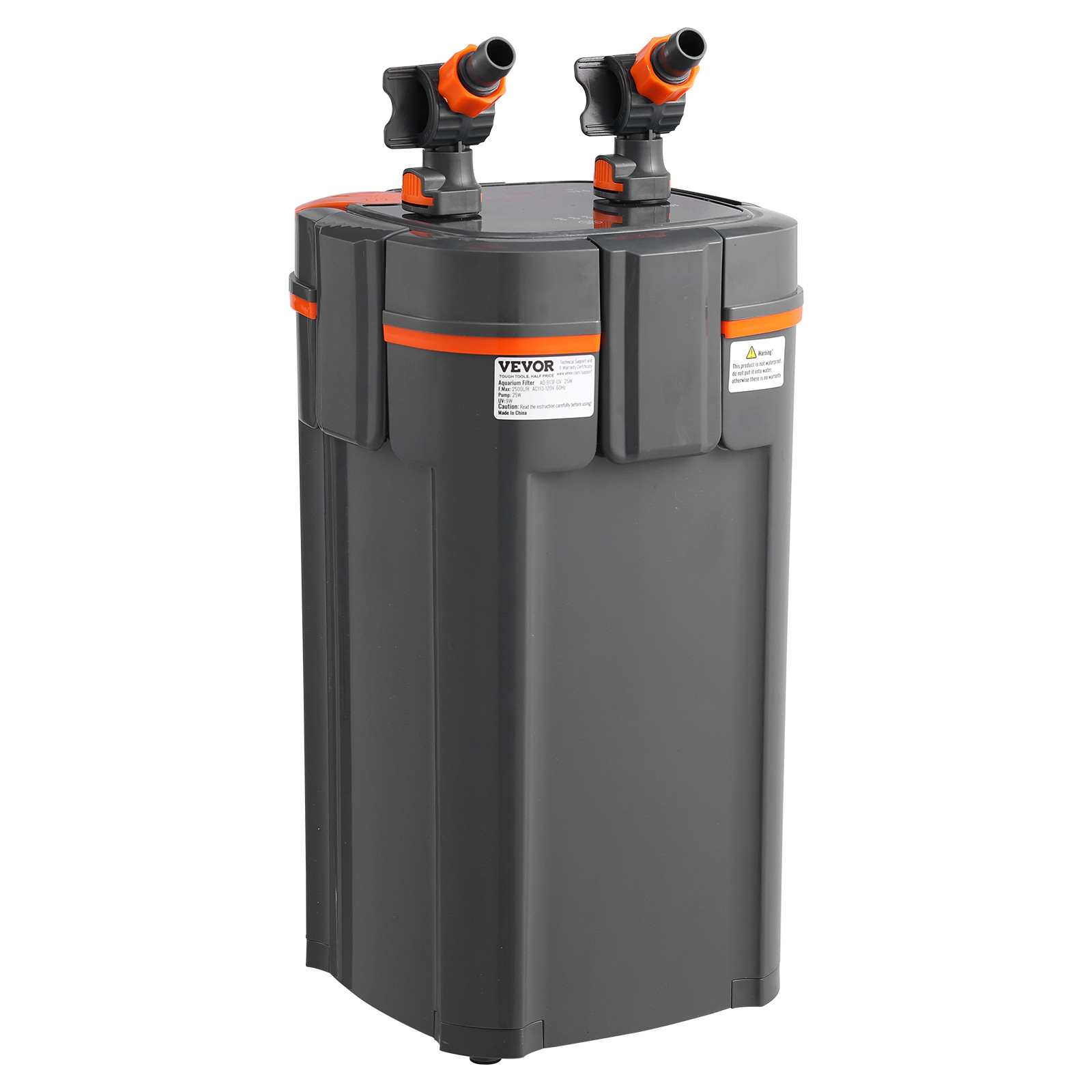 VEVOR 235 Gallon Aquarium Canister Filter 25w UV Lamp Fish Tank Quiet