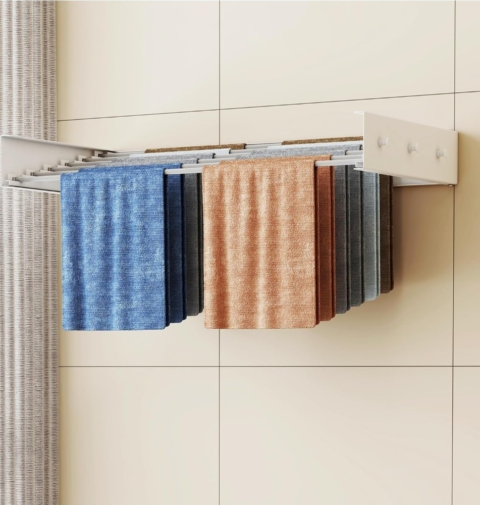Upgrade Drying Rack Clothing,Clothes Drying Rack Wall Mounted