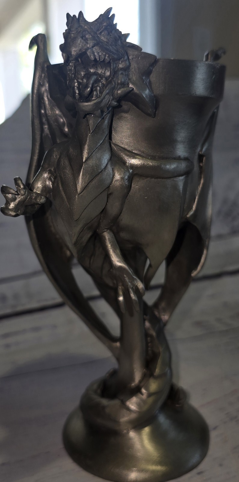 Vintage Dragon Chalice (Pewter)