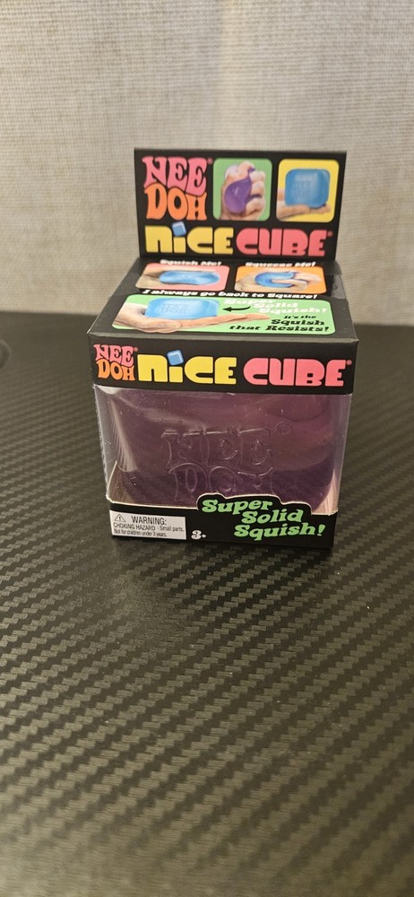 Needoh Nice Cube Super Solid Sqush (Purple)