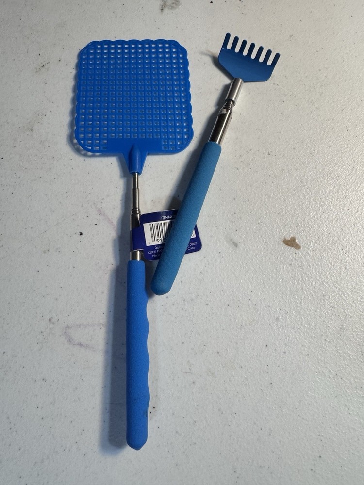 Fly swatter and back scratcher