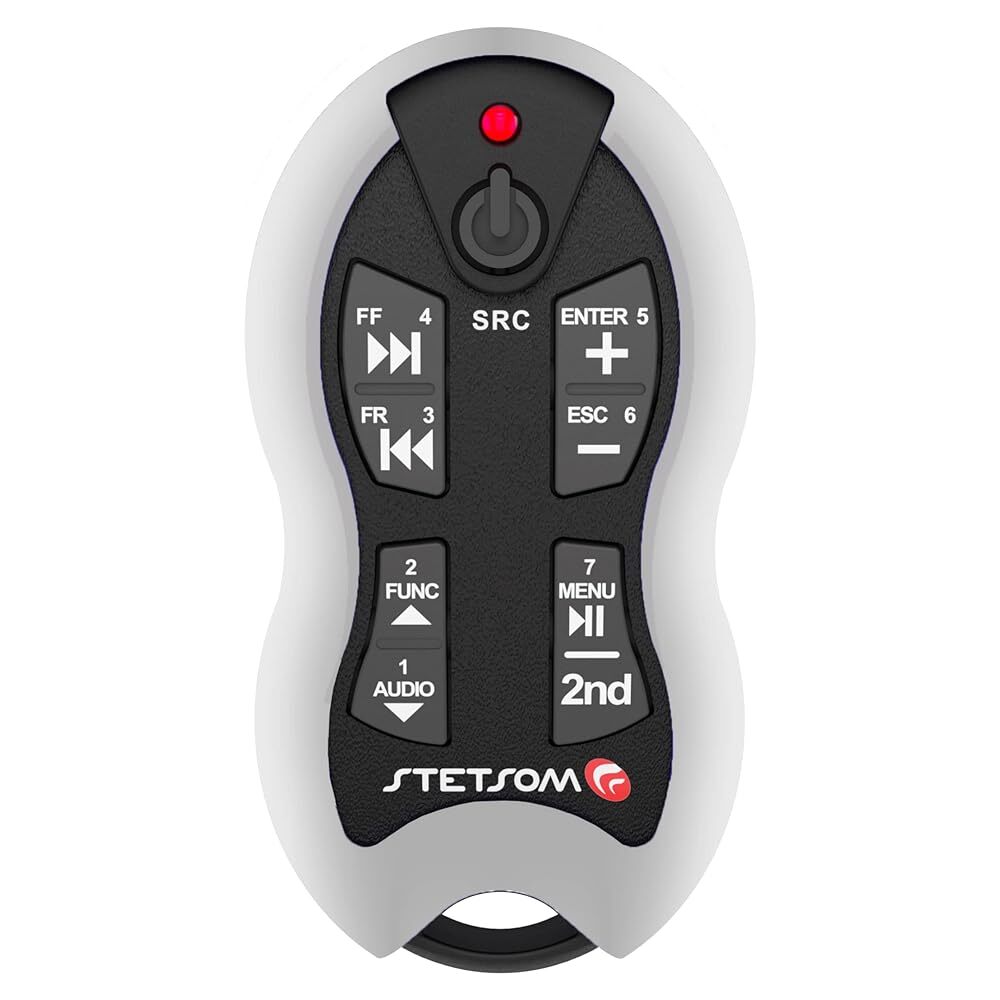 Stetsom SX2 Long Range Multi Function Audio and Video Remote Control - White