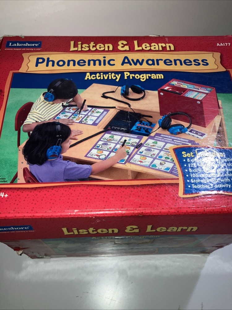 Lakeshore Listen &Learn Phonemic Awareness Activity Program - Preowned