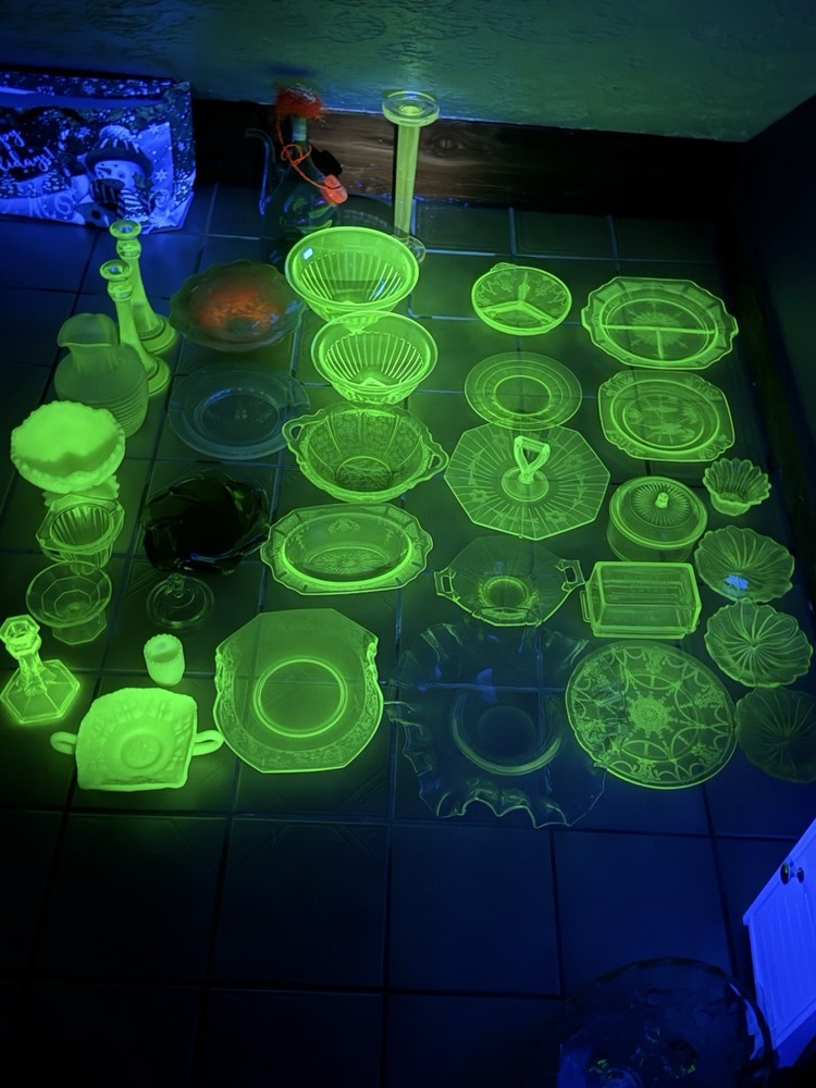 Uranium Glass Mystery Box