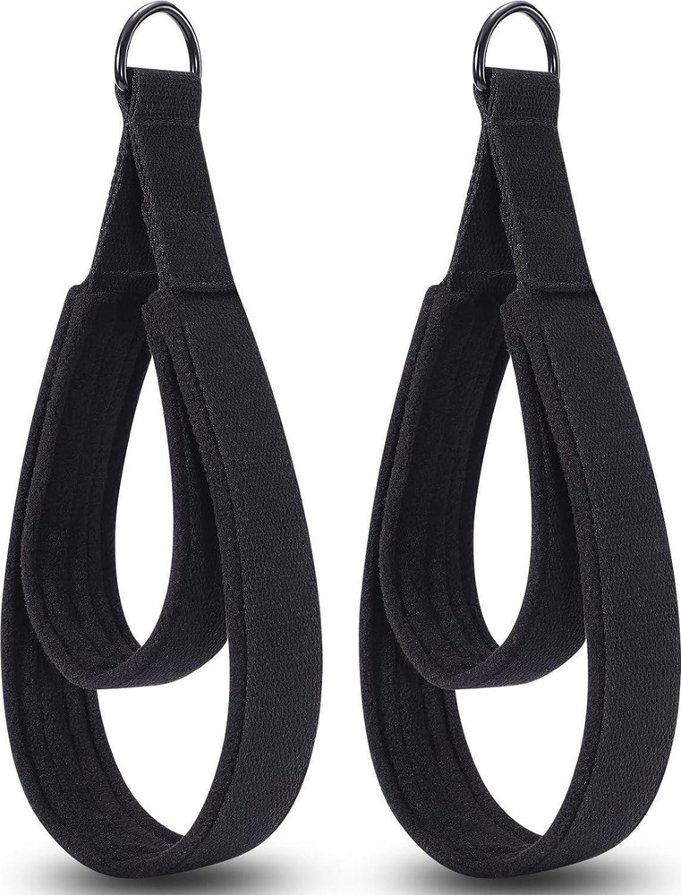 Double Loop Pilates Straps Reformer D-Ring Padded Gym