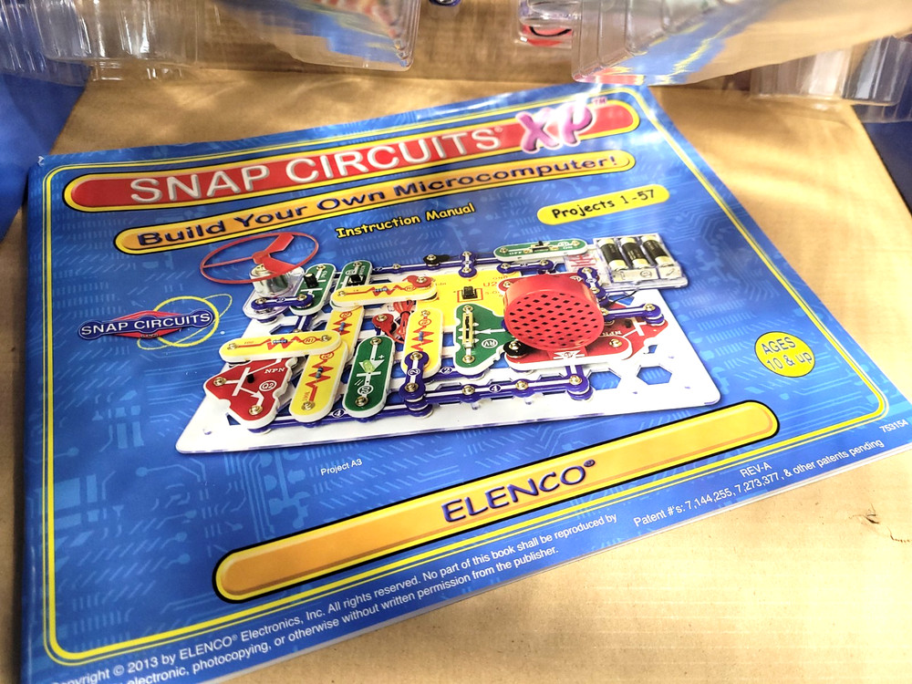 2x Sets Snap Circuits XP 2011 Microcomputer Kit SCXP-50 Elenco New + SC-100 Used
