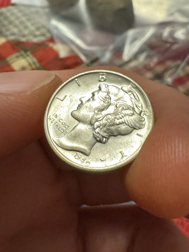1940 S uncirculated Mercury Dime