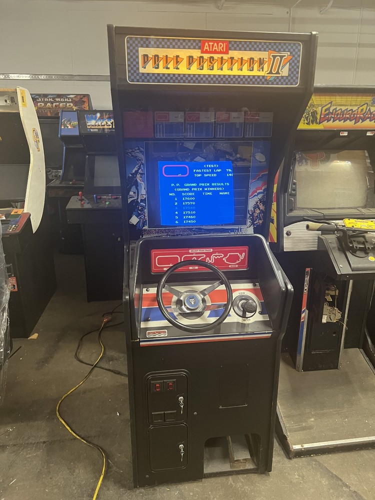 POLE POSITION II ARCADE MACHINE by ATARI 1982 (EXCELLENT CONDITION)