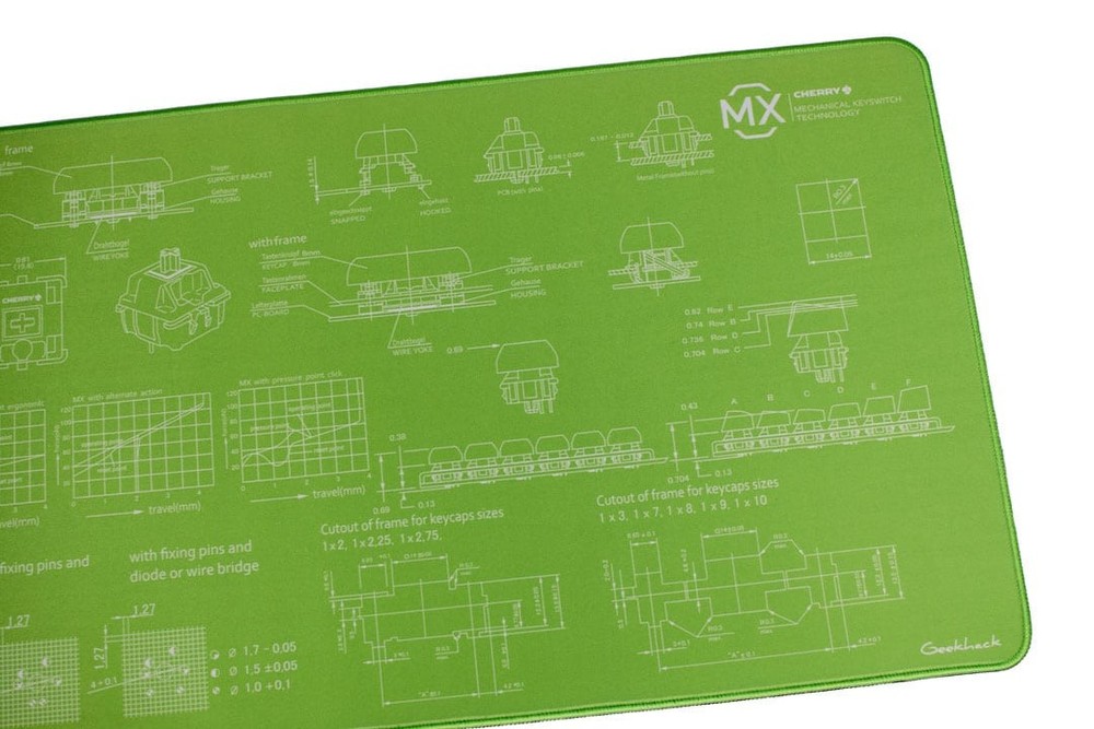 Cherry MX Deskmat - Lime Green