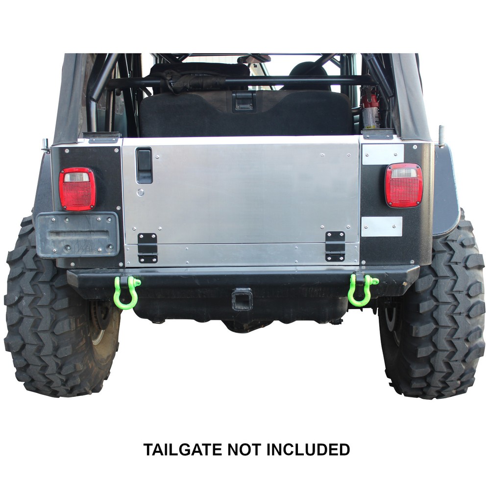 SWAG Jeep Wrangler "Flat Back" Aluminum Drop Down Tailgate Conversion Kit