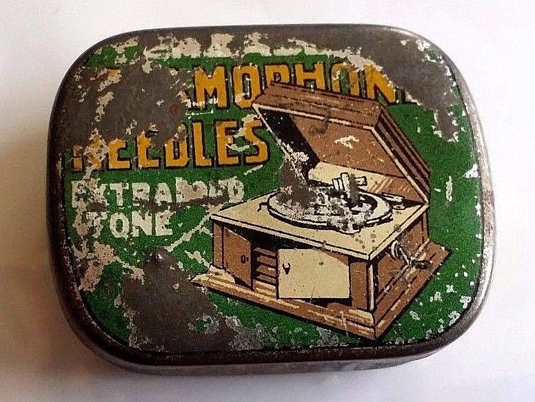 PG181 Gramophone needles EMASSY EXTRA LOUD gramophone dots box EMPTY