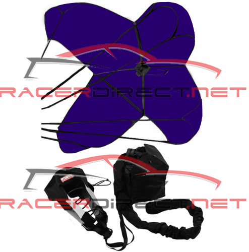 RACERDIRECT 790 JR DRAGSTER PARACHUTE SPRING LOADED PURPLE RACING SAFETY CHUTE