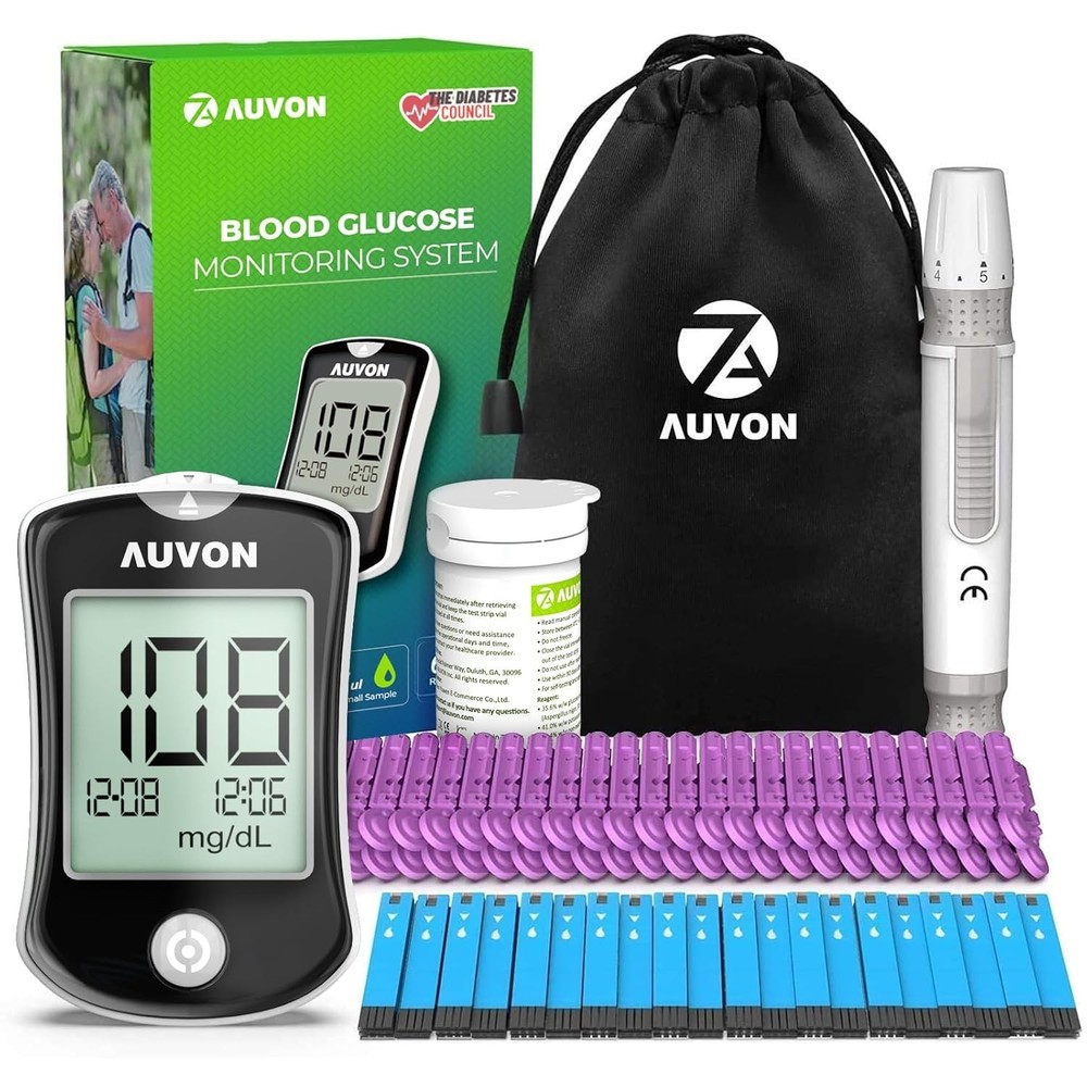 Travel-Ready Diabetes Testing Kit with No Coding & Instant 6-Second Results