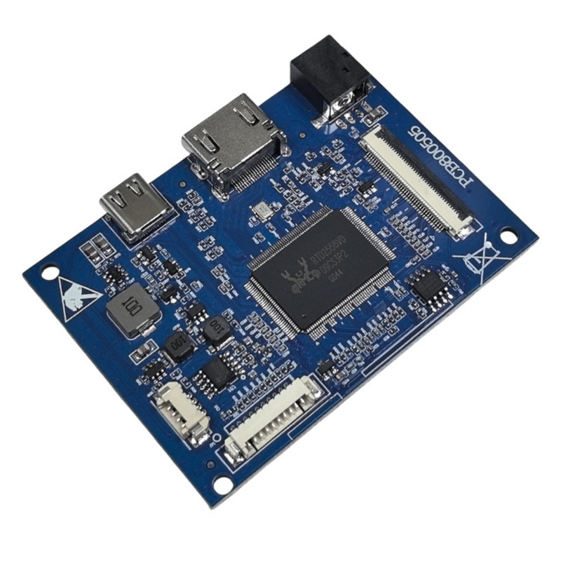 40pin EDP LCD Controller Board For 2K Displays Features HDTV-compatible Type C
