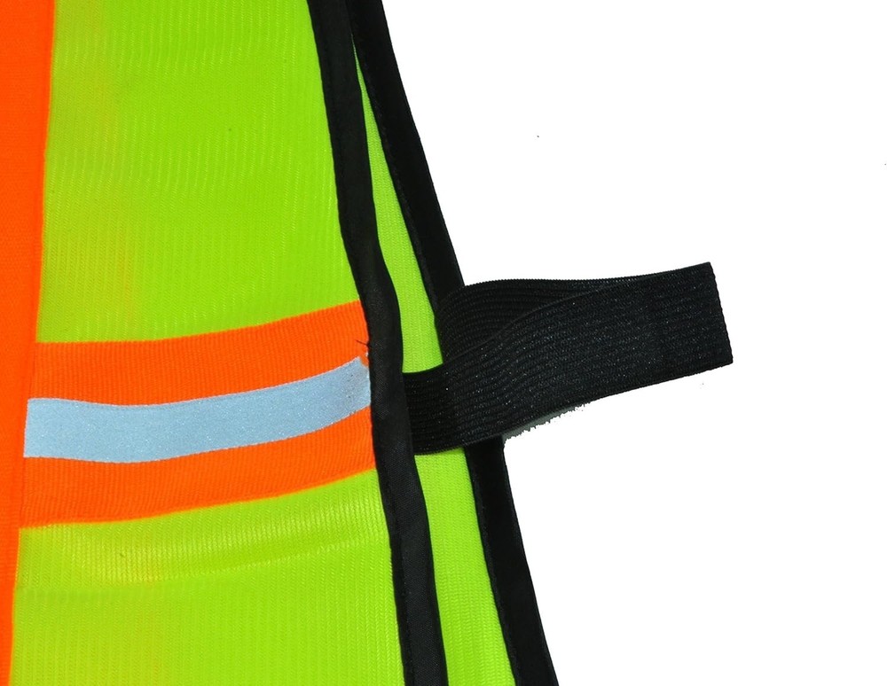 High Visibility Reflective Safety Vest with Multi-Function Pockets ANSI Class 2
