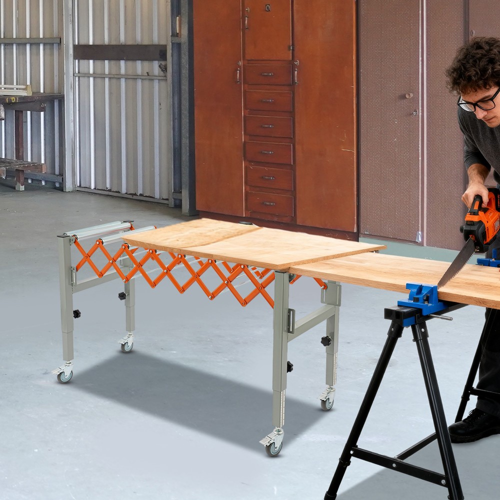 Adjustable Conveyor Table Flexible & Extendable Conveyor Roller Table 50kg max.