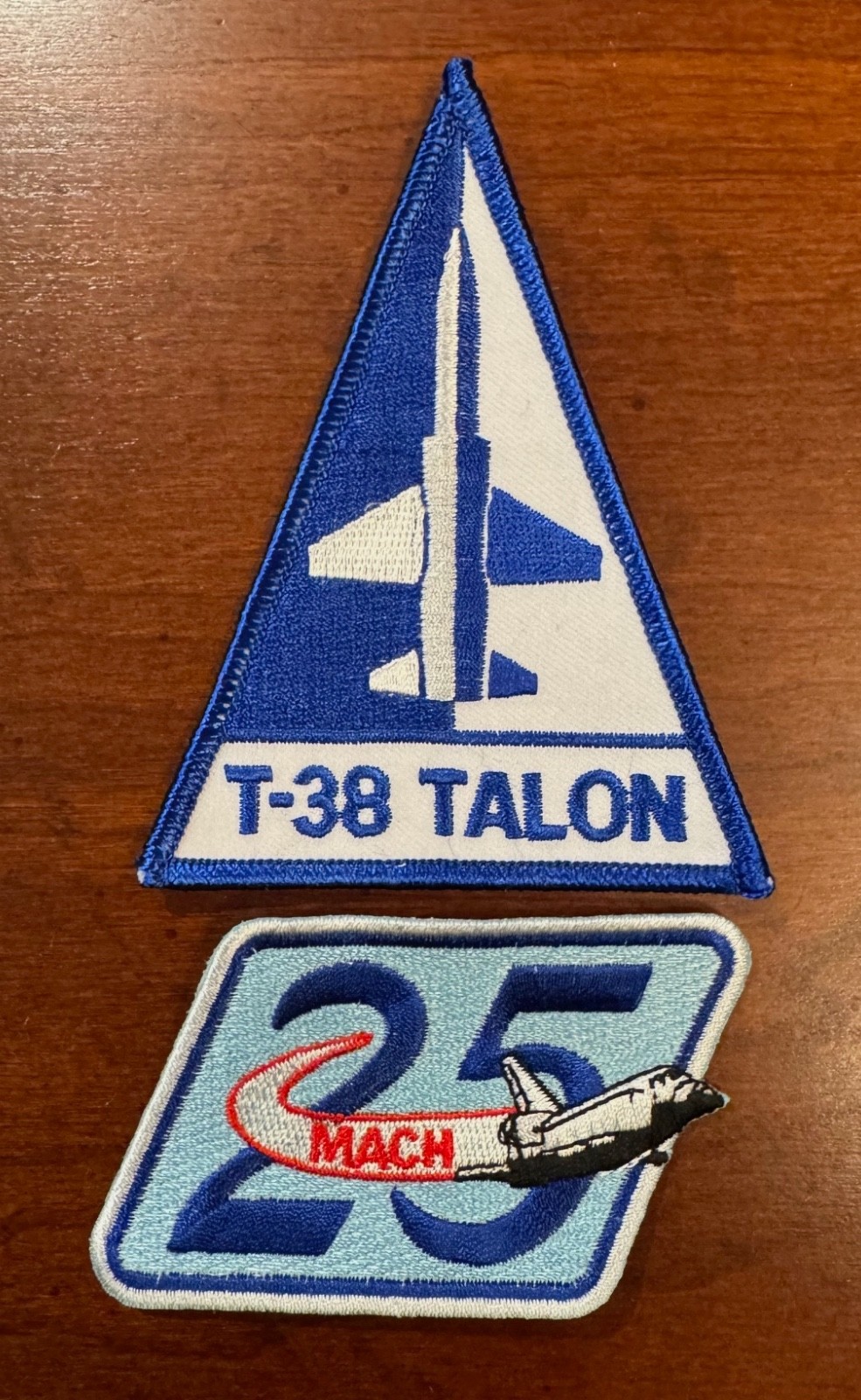 NASA Space Shuttle and T-38 Patches STS  Space Station Columbia Challenger