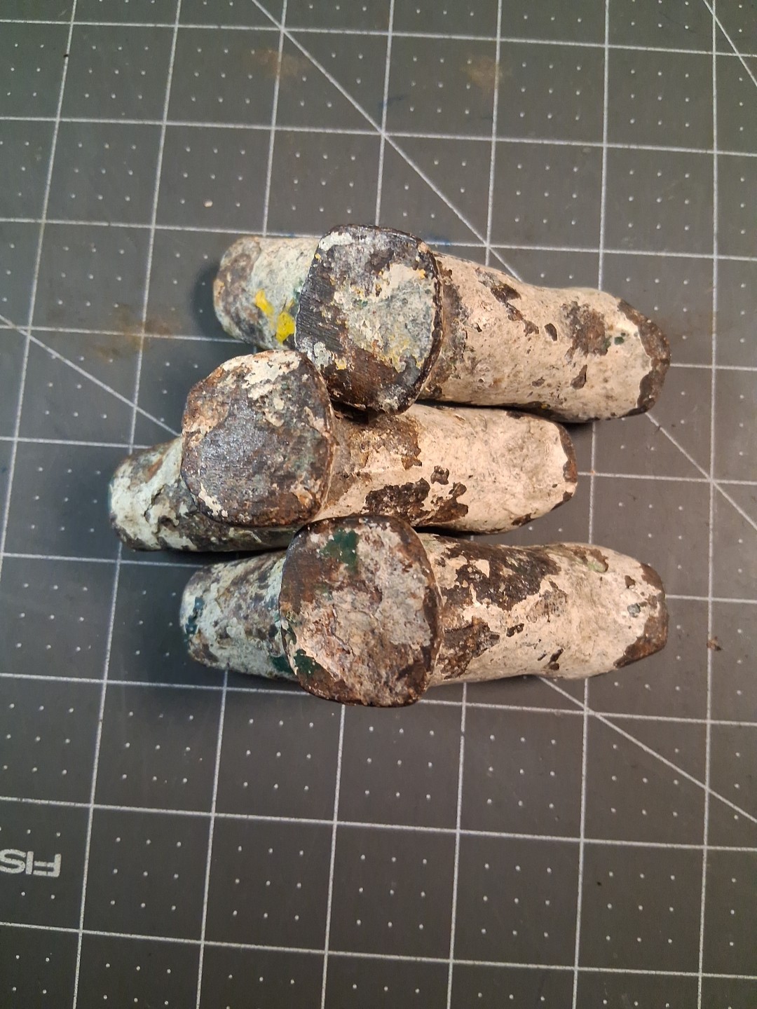 Antique vintage Rifle Targets bird 3 pack set cast iron Carnival Fair decor