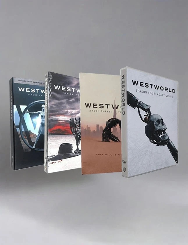 Westworld The Complete Seasons 1-4 Series DVD 12-Disc Set New Sealed