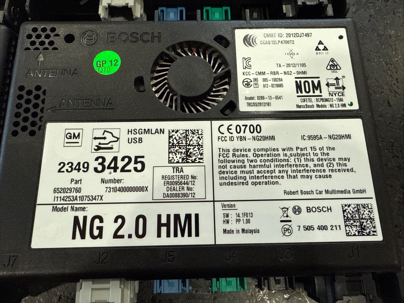 VIN Programming Inc 2014-2015 CHEVY SILVERADO GMC SIERRA Cadillac HMI MODULE