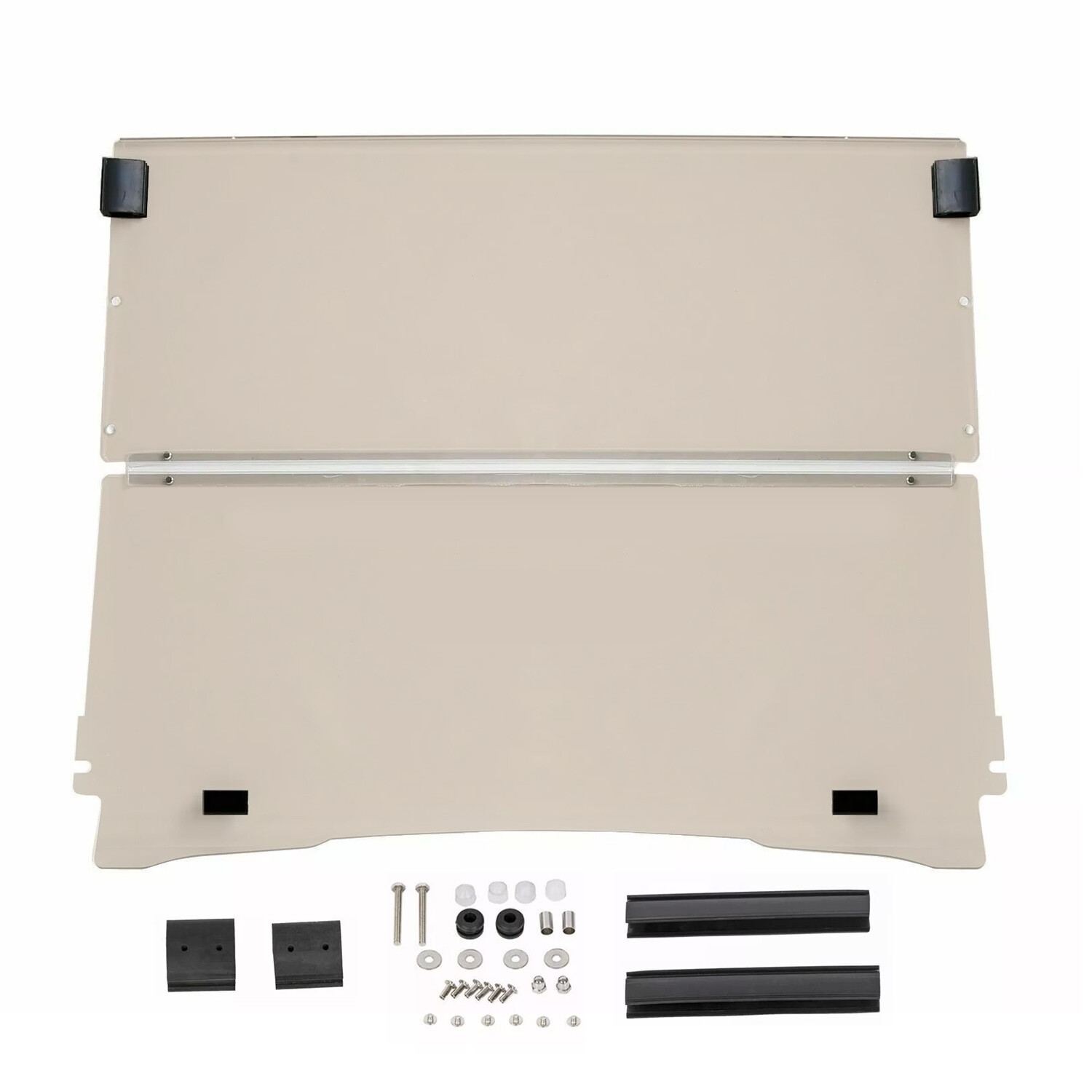 For 1994-2013 14 EZGO TXT Medalist Golf Cart Flip Tinted Windshield Windscreen