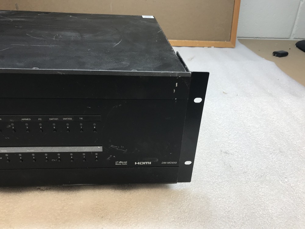 Crestron Universal Digital Media Switcher DM-MD8X8 Tested & Functional
