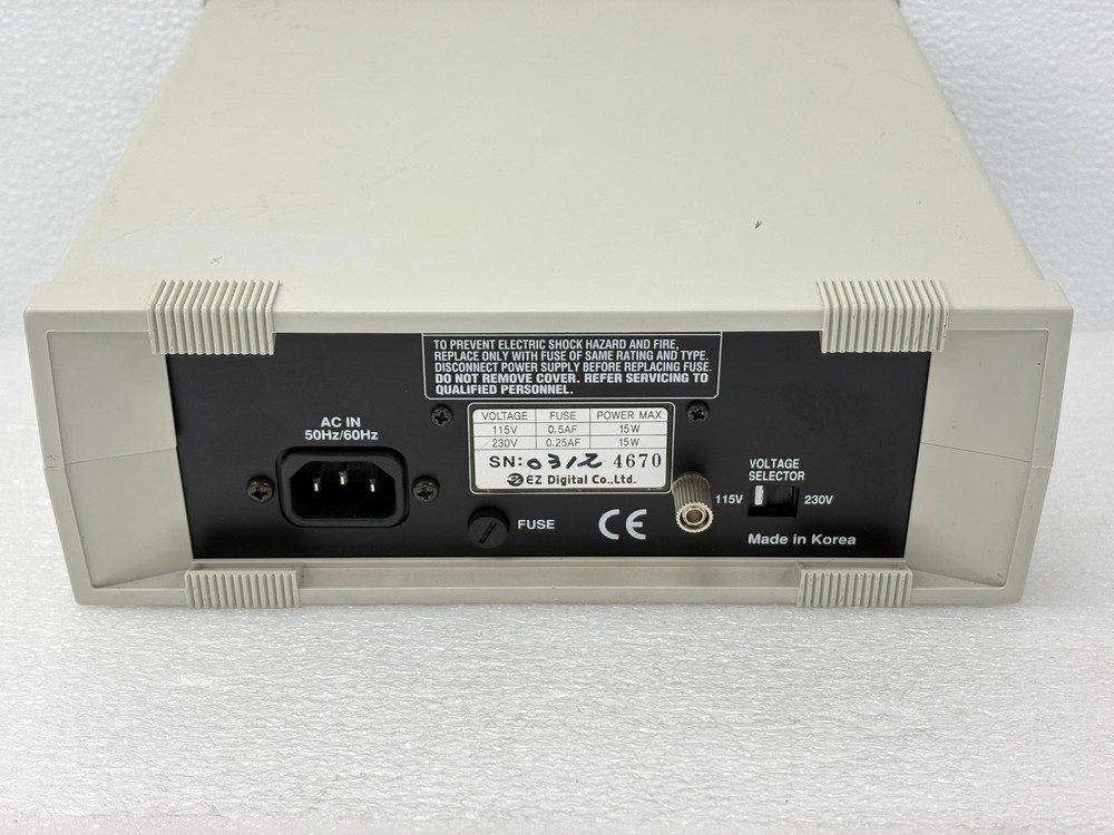 Pre Owned | EZ Digital FG-7002C Sweep/Function Generator - White w/ Power Cord