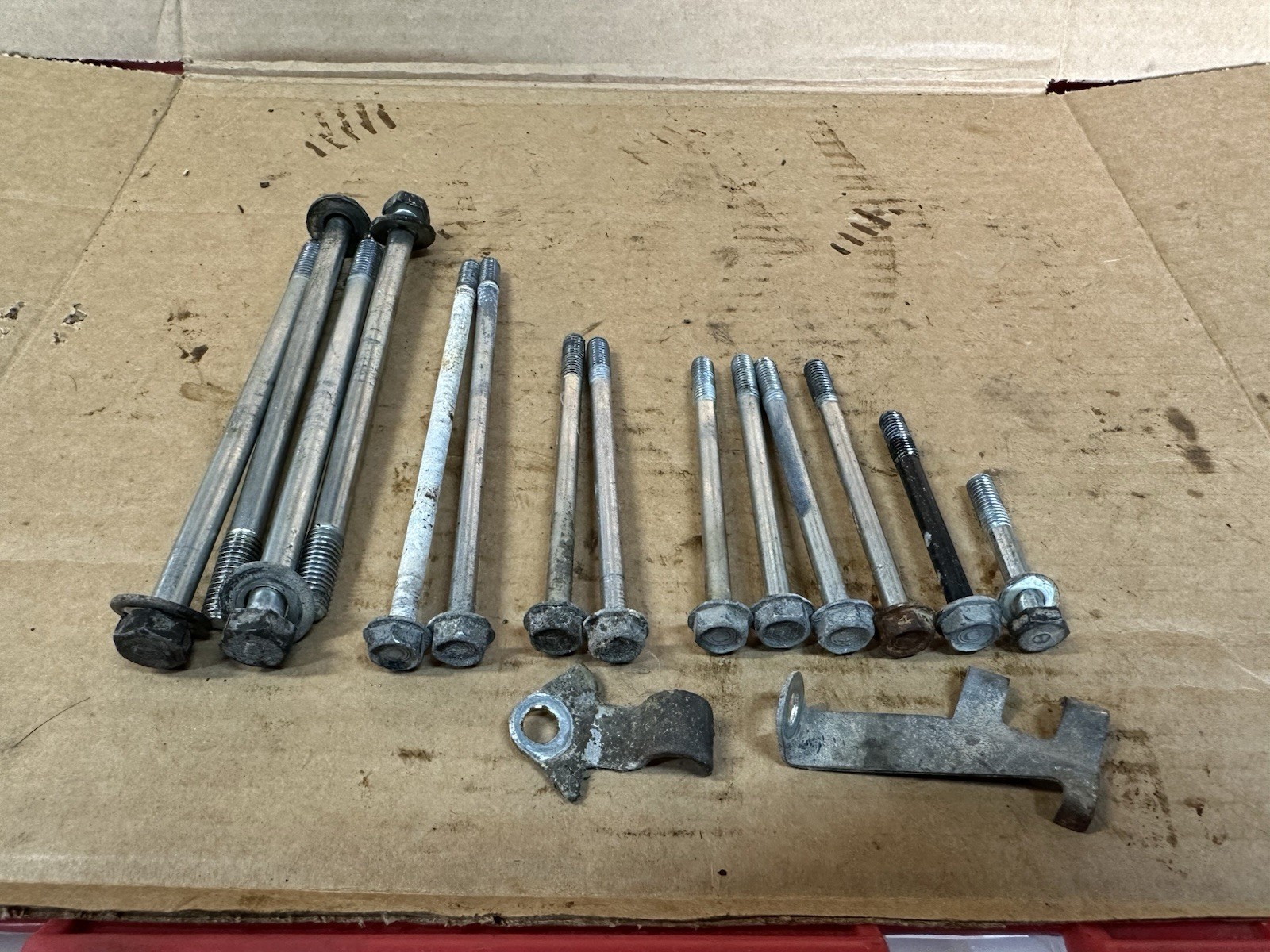 73 Honda CB450 CL450 DOHC Engine Crankcase Case Bolt Screw Set OEM CB500T -29