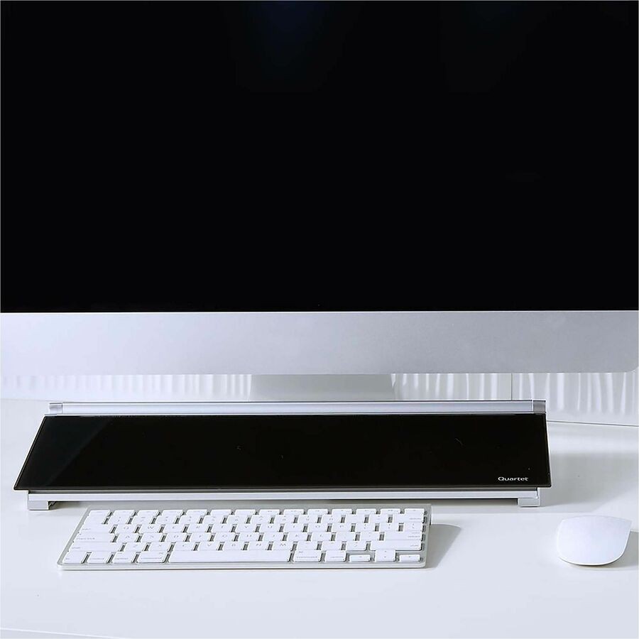 Quartet Glass Dry-Erase Desktop Computer Pad (gdp186b)