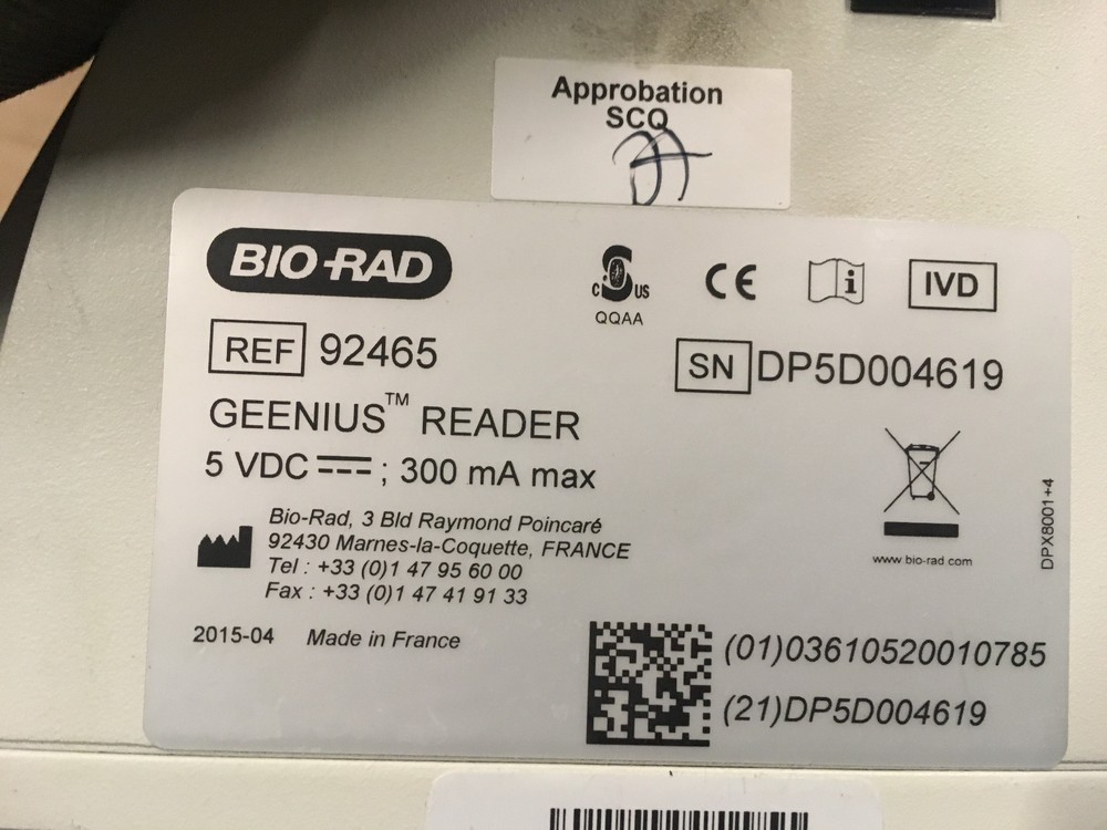 Bio Rad Geenius Reader #92465