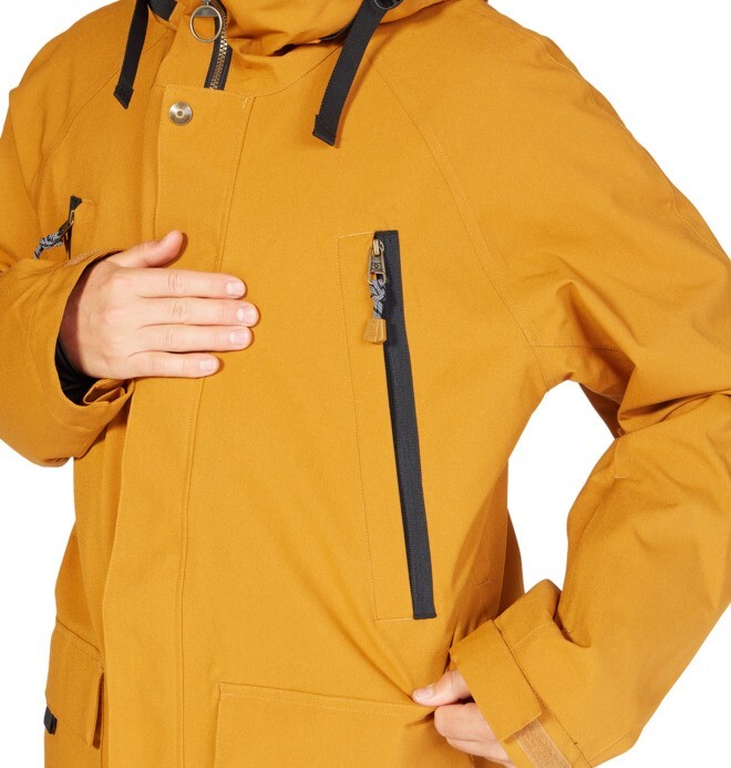 DC Stealth Parka Snowboard Jacket Men's Medium Cathay Spice